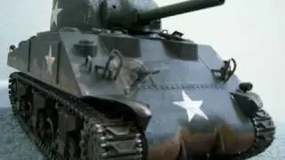 Sherman Tank! WWII Sherman Diecast Display