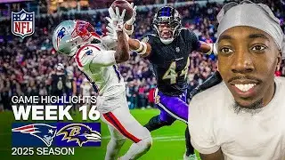 Kiwi Reacts to New England Patriots vs Baltimore Ravens GameHighlights | 2025 NFL Season Week 16