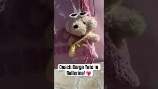 Coach Cargo Tote in Ballerina! 💖