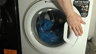 Обзор стиральной машины Hotpoint WMBF742W 7 кг, отжим 1400 об.