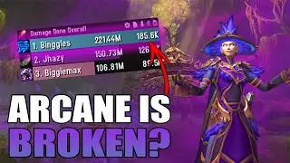 Arcane Is Broken? | 185K DPS in +15 Maisara Caverns (Midnight Beta)