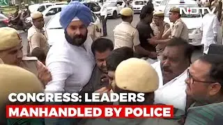 Protests, Detentions On Day 2 Of Rahul Gandhi Questioning