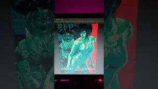 ARTWORK POSTRER - GHOST IN THE SHELL #shorts