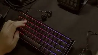Sexy Keyboard Therapy ASMR Lube Application on a 60% Mechanical Board 2