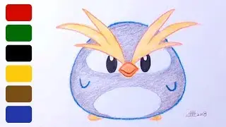 How to Draw Penguin - Chibi Macaroni Penguin