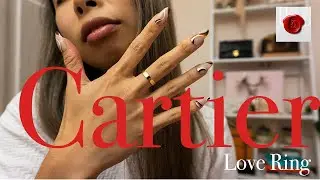 UNBOXING Cartier Love Ring Wedding Band in Yellow Gold