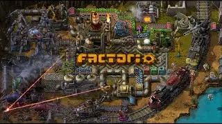 Factorio 100X Research costs Permanent Death World Ep 1