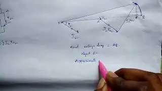 Voltage drop in a transformer