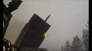 Russian multiple launch rocket systems fire at military targets #renews #re