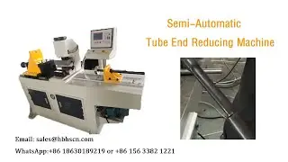 Semi Auto Pipe Tapering | Swaging | Cone | Pipe reducing hydraulic head Machine