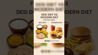 #DesiDiet  #ModernDiet  #HealthyEating  #TraditionalFoods  #WellnessJourney  #EatClean  #Nutrition