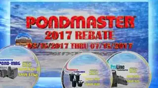 2017pondmaster rebate