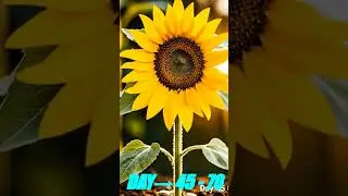Sunflower Plant Life Cycle 🌻 |Seed to Flower | Growth Stages with Days #shorts #plants #sunflower