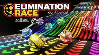 *HUGE* Elimination Race | #marbles #marblerun #marblerace #asmr #sensory #elimination