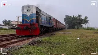 Canadian ALCO MX-620 | Class M4  - 756 Locomotive hauling Rumenian Coaches in Coast Line Sri Lanka.