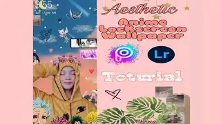 How to make EASTHETIC ANIME LOCKSCREEN WALLPAPER🌙| PicsArt|Lightroom TOTURIAL✨