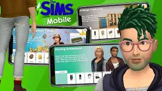 The Sims Mobile Sep/Oct 2020 packs [College Collection, Treasure Hunt Explorer's+Darling Dreamboat]
