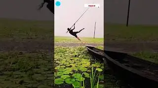 A Superman fishing boy #trendingreels #foryoupage #foryou #reels #video #india #fishing #superman