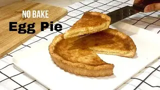 No Oven Egg Pie Recipe | No Bake Egg Pie | How to make Egg Pie without oven recipe