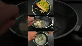 Corn panna cotta with crab