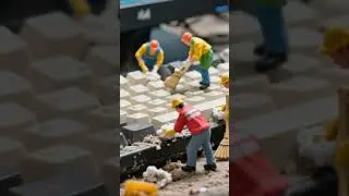 Mini workers cleaning keyboard ⌨️#pc#asmr