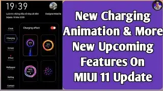 New Charging Animation In MIUI 11 | New Features On MIUI 11 Update | Android 10 Update On Redmi