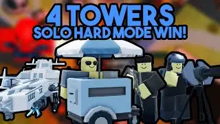 SOLO HARD MODE W/ 4 TOWERS & HOW (TOWER BLITZ)