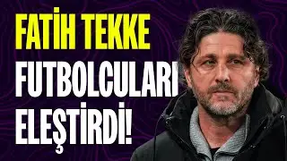 Trabzonspor zirveden kopmaya başladı, Fatih Tekke futbolcuları eleştirdi! 