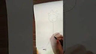 Tarnsforming stickman to vegeta