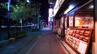 Tokyo night walk | Shinonome 東雲 - Toyosu 豊洲 | Japan 4K