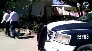 Ministeriales y Municipales de Texmelucan detienen a presunto ladron en Moyotzingo
