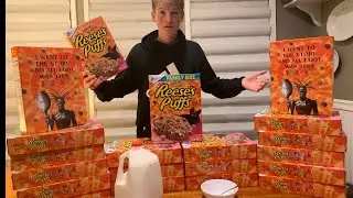 Travis Scott cereal unboxing and taste test!!! (Volume up)