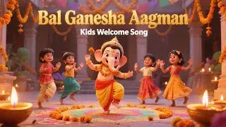 बाल गणेशा आगमन | क्यूट गणपति Kids Song 🐘