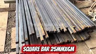 SQUARE BAR 25mmx6m