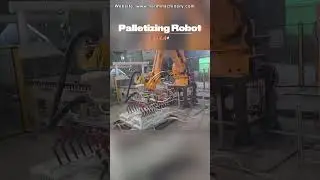 Turnkey Feed Palletizer Robot | Fully Automated Bag Stacking #roboticpalletizer