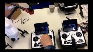 Walkera Voyager 3 Trainer mode with 2 Devo's F12e