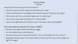 LD Fixtures 8 Selecting Fixtures