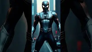 Iron Spider Black Suit | AI Generated #shorts #ai #metaai #popular