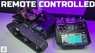 Remote Controlled Arduino Tracked Tank with Forward/Reverse Control Switch Explained | FlySky TX