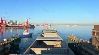 MV. Cederborg | Timelapse | 4K | Arrival Port of Tuzla (Drydock), Turkey