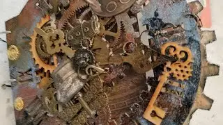 Présentation Nouveau kit complet album horloge steampunk #scrapcolors #scrapbooking