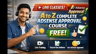 New AdSense Approval Method 2026 | 100% Working AdSense Approval Trick | AdSenselab class 1