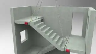 Oparcie dla schodow i podestow TSS instalacja
