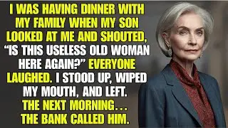 My son shouted, ‘Is this useless old woman here again?I left, and my response the next day froze him