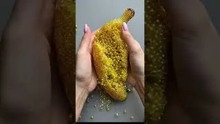 🔥🍌 Cracking Beads Fruit Squeeze ASMR 🌟 Reverse Magic  #reverse #beads