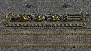 Factorio Artillery Train Outpost