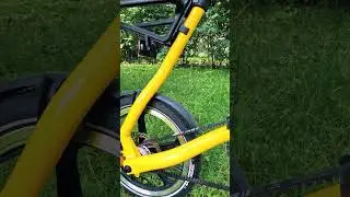 Cкладной велосипед STRIDA LT | 16'' колеса, ременная передаче и дисковые тормоза. Вес 11кг #strida