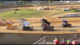 Lawrenceburg Speedway Huntley's Hoosier IMCA Racesaver Wing Sprint Heat Races 1-3 [8/2/25]