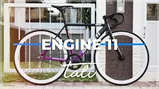 DREAM BUILD FIXED GEAR BIKE - VORTEX - PURPLE BLACK - Engine 11 // TALI Bike