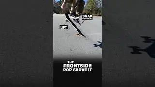Frontside Pop Shove It 🔥 | skateboard tricks #skateboarding #skate #skateboard